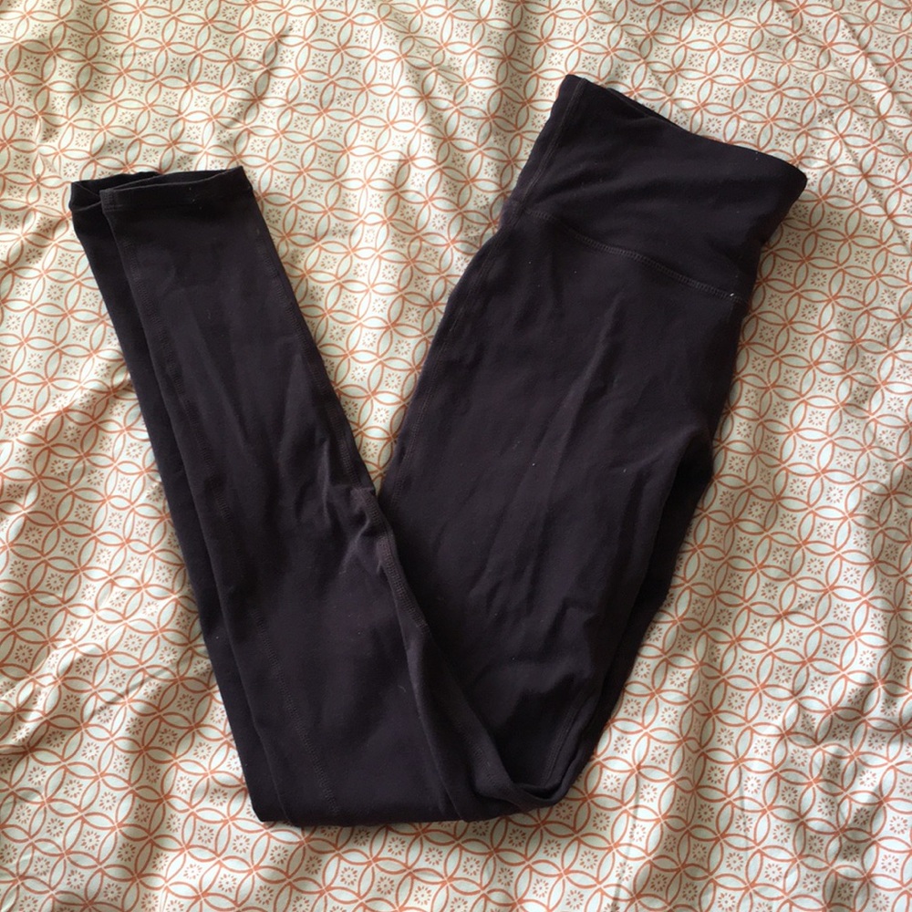 Maroon/Wine Athleta Leggings